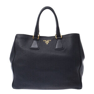 PRADA Bag Black Leather Handbag